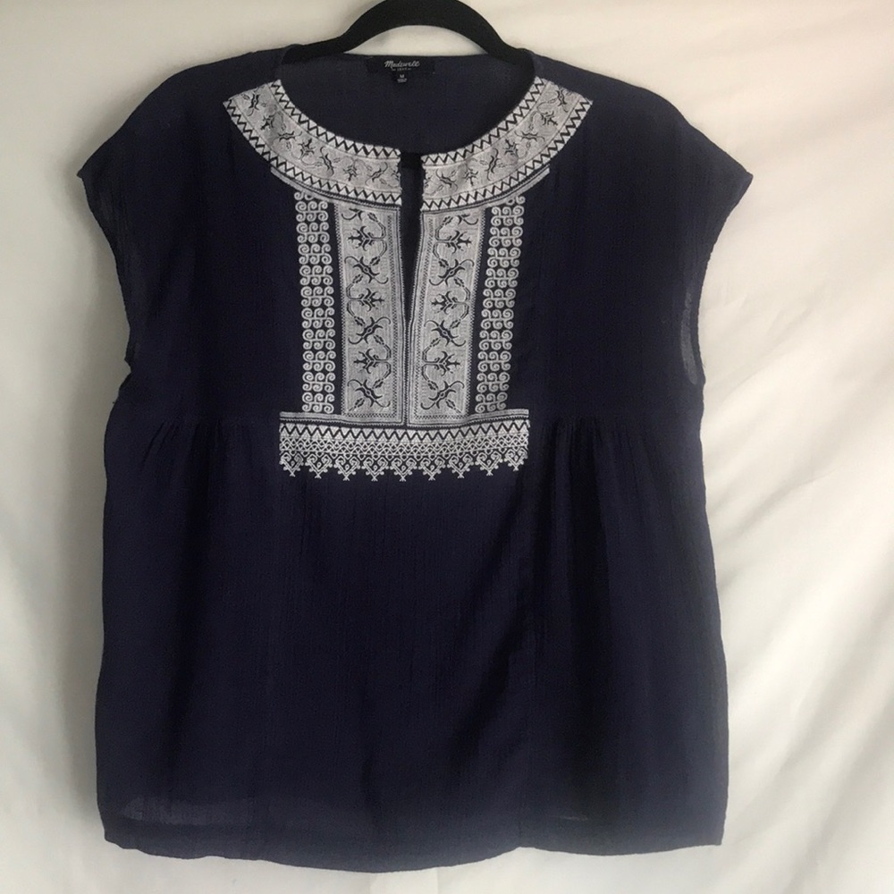 Madewell embroidered shirt
